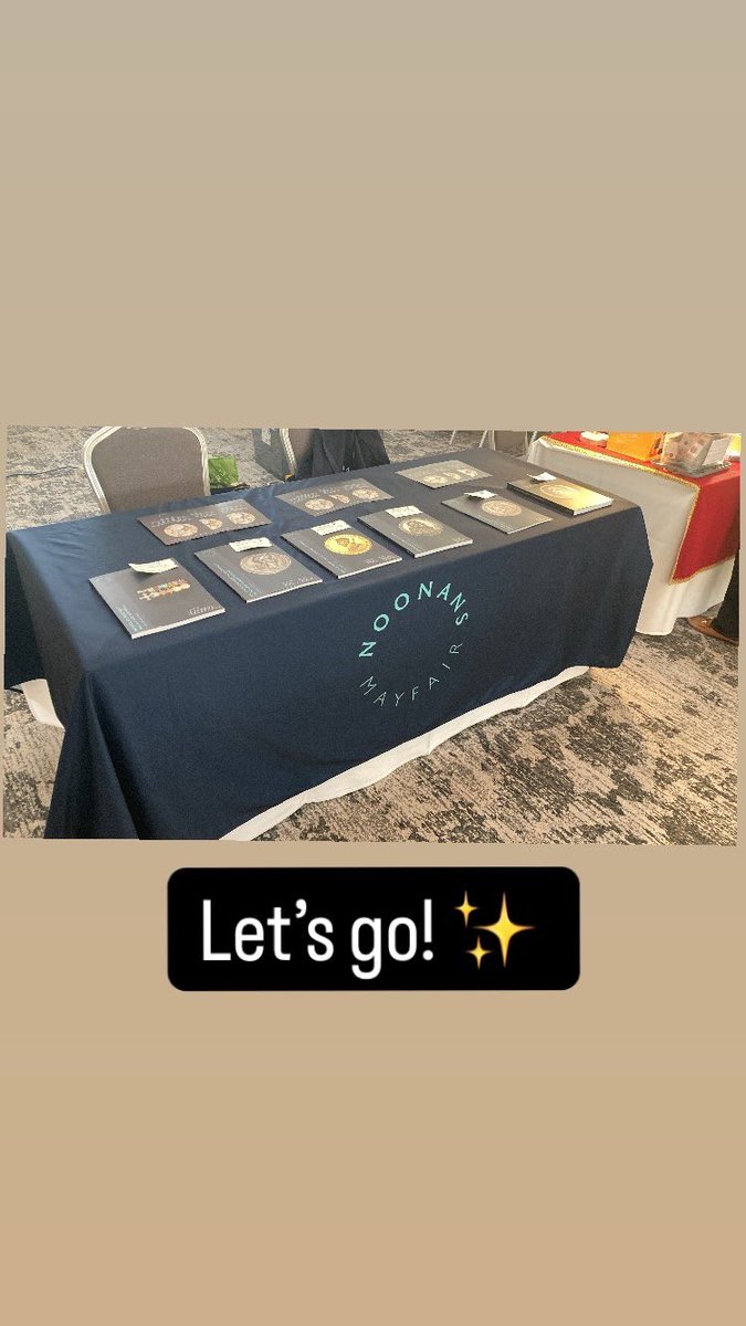 Yorkshire Coin Fair here I am! Back in my home county 💕 pop by and say hi if you’re here!