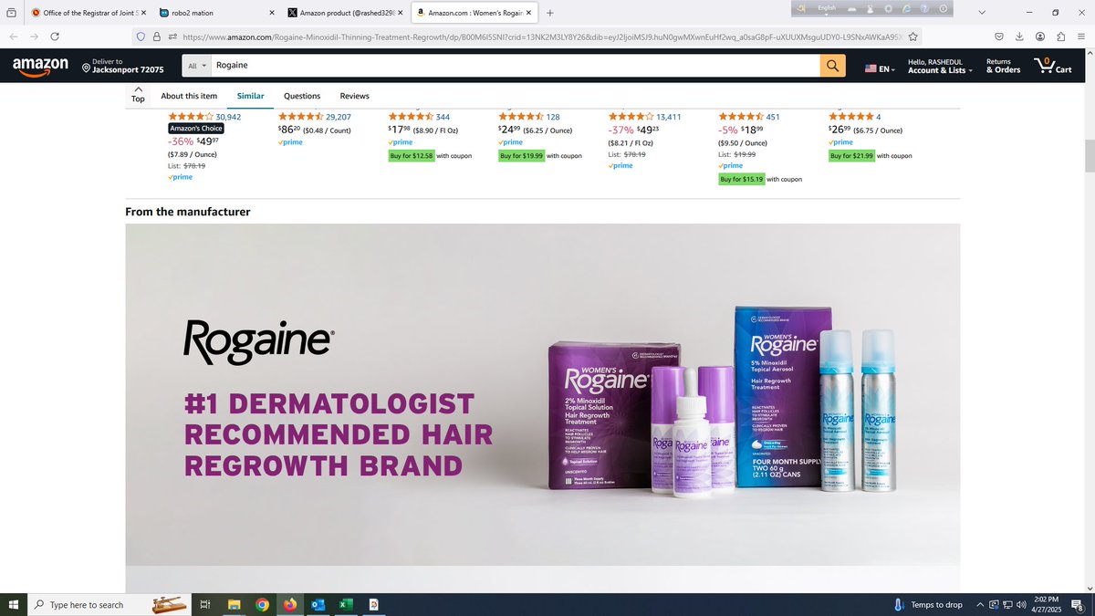 Amazon product tweet media