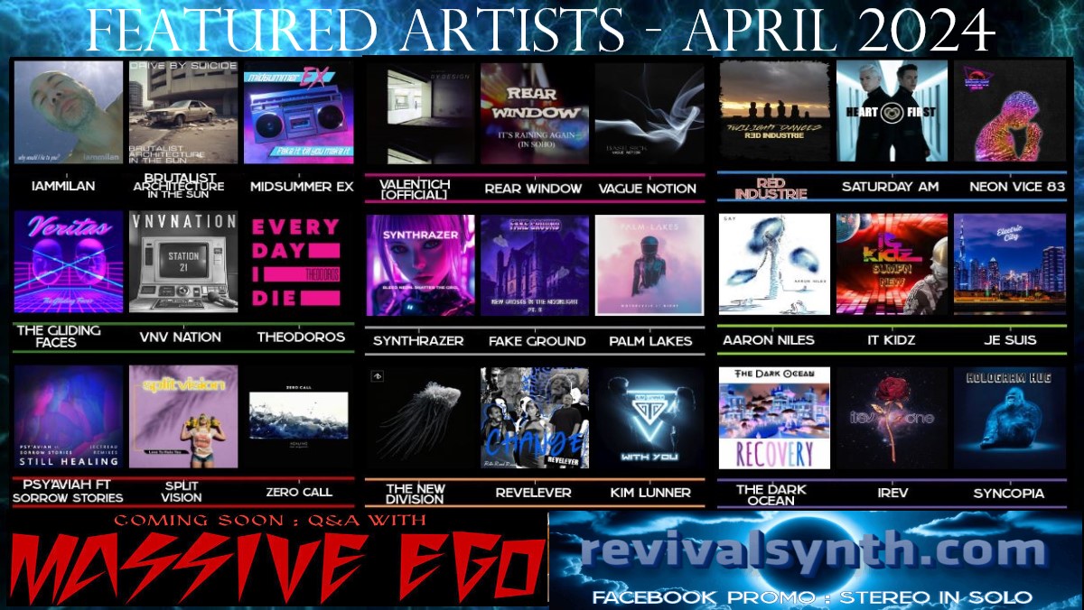 ๐ฟ๐ฒ๐๐ถ๐๐ฎ๐น๐ด๐บ๐ฏ๐ต๐ฉ.๐ค๐ฐ๐ฎ (@revivalsynth) on Twitter photo ๐
eatured ๐rtists 3 - ๐pril ๐๐๐๐
revivalsynth.com
๐n ๐he ๐potlight : <a href="/Proletar_Poetry/">Proletarian Poetry</a>
๐ew ๐o ๐evival ๐ynth - #Platronic
๐
eatured ๐ideo : <a href="/VagueNotion1/">Vague Notion</a>
๐
acebook ๐romo : <a href="/Stereo_in_Solo/">STEREO in SOLO</a>
linktr.ee/stereoinsolo_rโฆ ๐
eatured ๐rtists 3 - ๐pril ๐๐๐๐
revivalsynth.com
๐n ๐he ๐potlight : <a href="/Proletar_Poetry/">Proletarian Poetry</a>
๐ew ๐o ๐evival ๐ynth - #Platronic
๐
eatured ๐ideo : <a href="/VagueNotion1/">Vague Notion</a>
๐
acebook ๐romo : <a href="/Stereo_in_Solo/">STEREO in SOLO</a>
linktr.ee/stereoinsolo_rโฆ