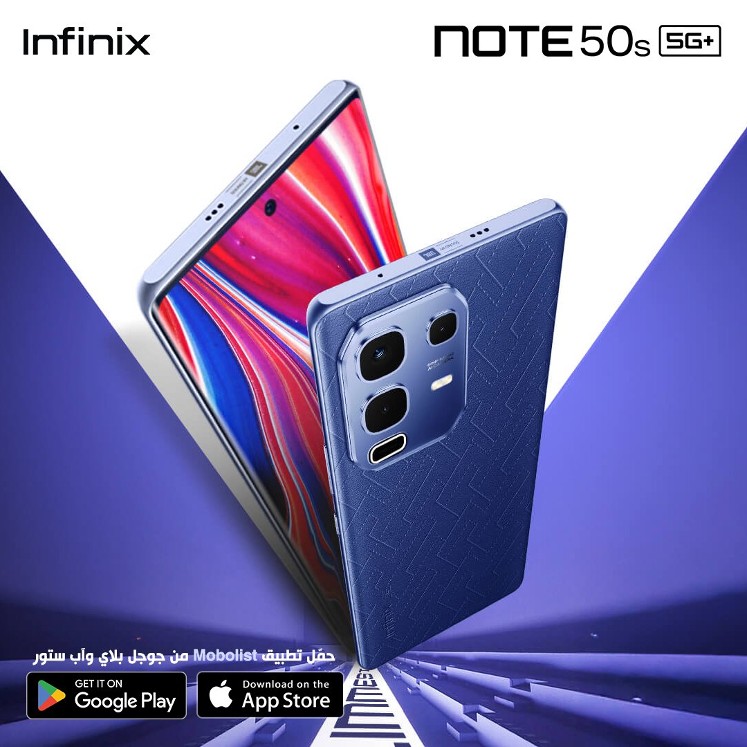 Mobolistcom's tweet image. #إنفينيكس تُعلن عن هاتف #Infinix #Note50s5G .. التفاصيل الكاملة 👇
mobolist.net/mobile/3528-In…

أو حمّل تطبيق موبوليست Mobolist