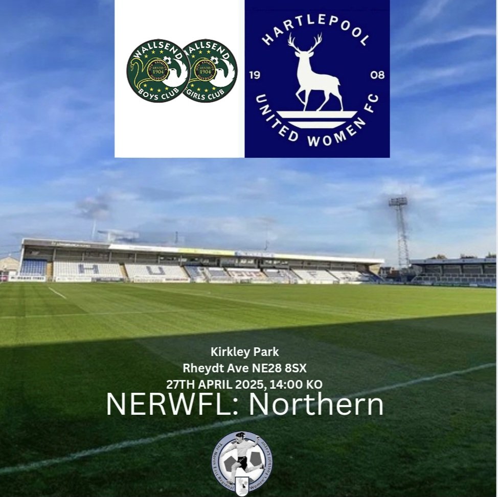 Official_HUWFC's tweet photo. It's 𝗠𝗮𝘁𝗰𝗵 𝗗𝗮𝘆
🆚️ @wallsendbcwomen
📍 Kirkley Park
🏆 @NERWFL
🕑 2pm kick off
💰 Free Entry
Away shirt sponsor @OakElectrotech1
@HUFC_HGT
#UTPW https://t.co/SmwxEfwowF