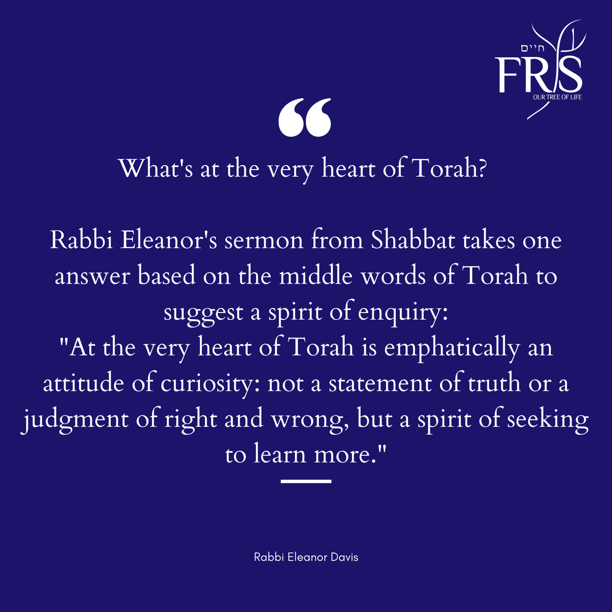 Finchley Reform Synagogue tweet media