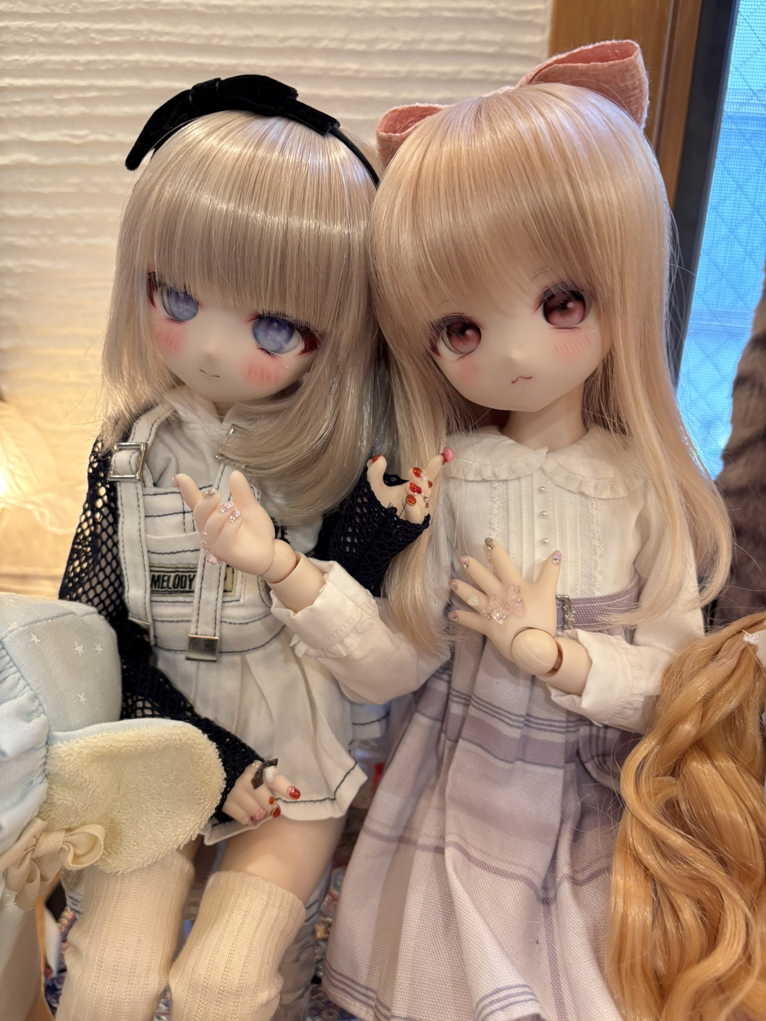 テリトルドール】ハンドメイド ぬいぐるみ 幻獣 狐 和風 稲荷 青