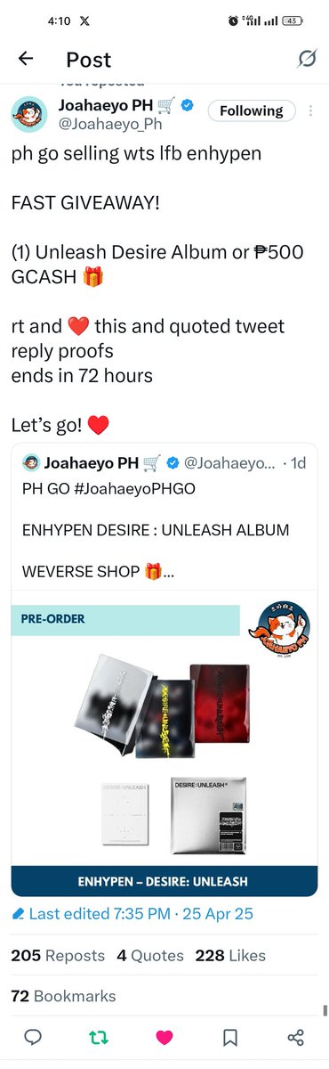 jayeunoia's tweet photo. @Joahaeyo_Ph done po 🥹💗 https://t.co/MFVhSOsvTU