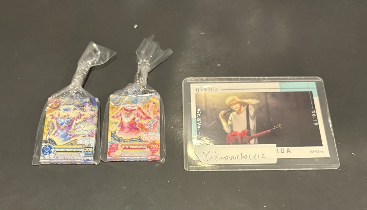 Yukimarucha1412's tweet photo. ✧交換✧
アイカツ だれでもアイドル活動アクリルチャーム

譲＞いちご あおい

求＞蘭 美月

*いちごは推しですが、コンプ目的の為交換に出しております

*郵送のみ

気軽にお声がけ下さい✧ https://t.co/R3pjUTGec8