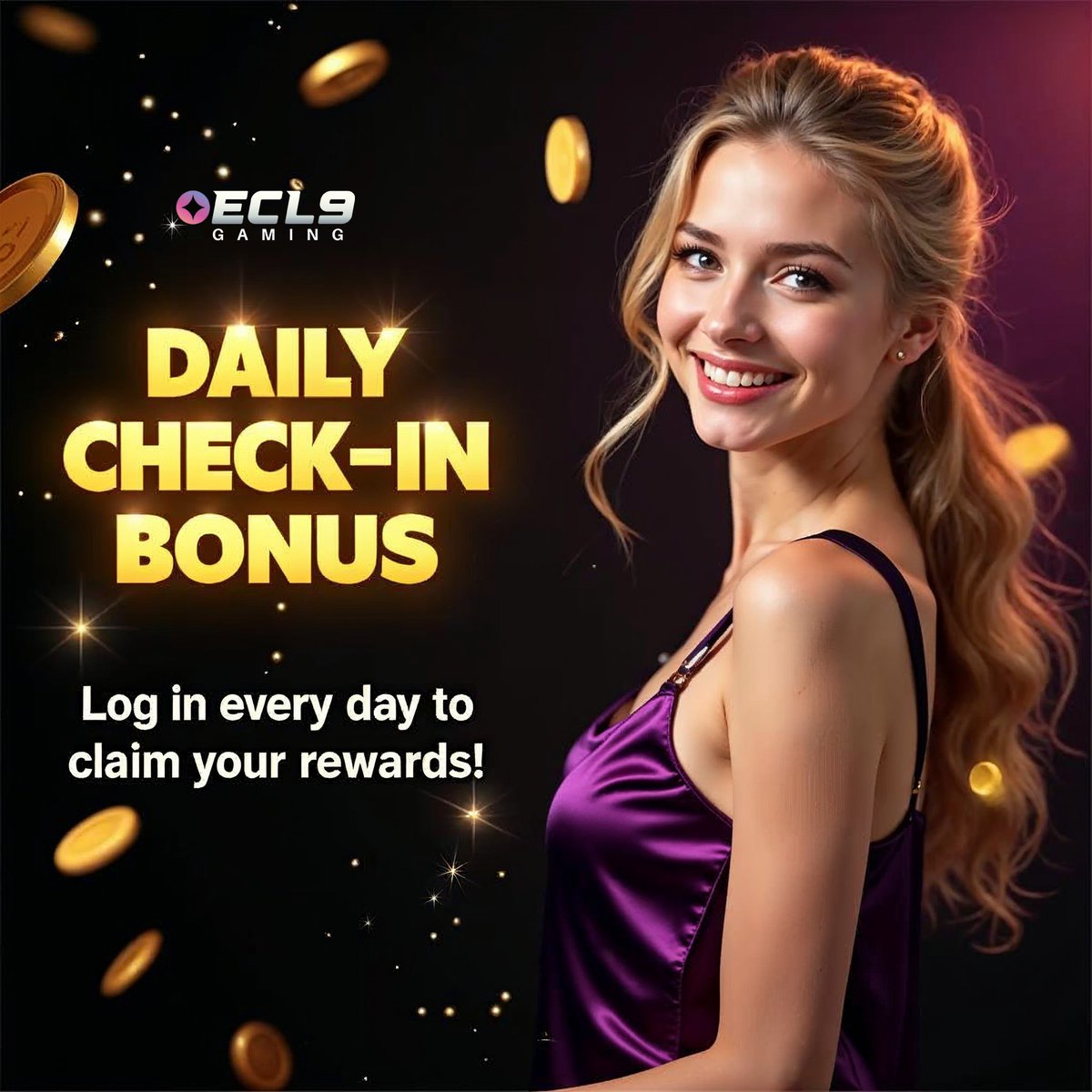 ECL9_official's tweet photo. ⚡️Start your day the rewarding way! Log in to ECL9 Gaming every day and unlock exclusive bonuses just for showing up. It’s quick, easy, and rewarding – every single day!

📌 Instant rewards on login
📌 More days, more surprises!

Click : https://t.co/KaOQSjqgwh https://t.co/kj8UwMN7S8