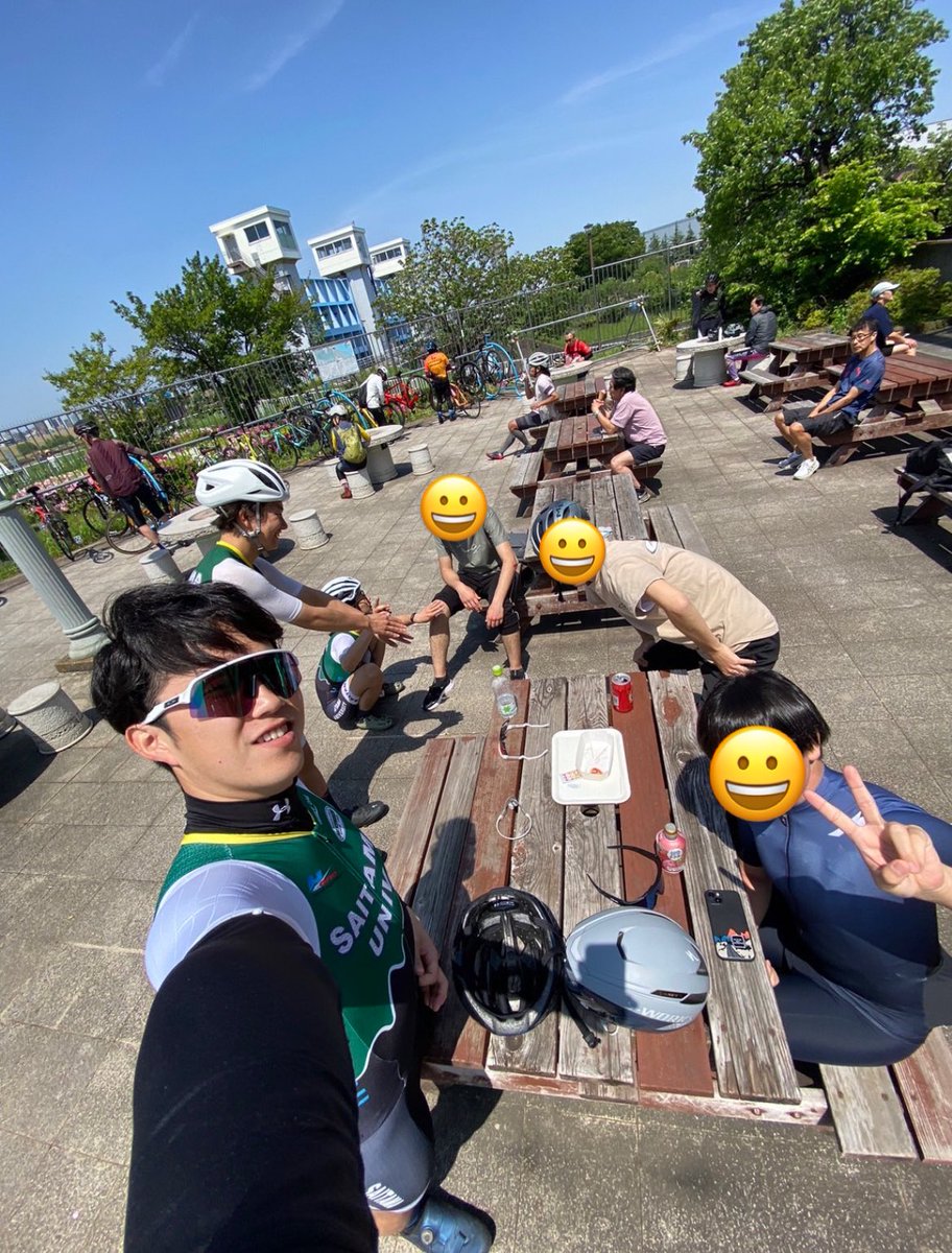 saidaiFBC's tweet photo. 🚴💨2025年度新歓ライド

本日新歓ライドを開催しました！
荒川沿いを40kmほど走り、
爽やかな気候でとても自転車日和でした☀️
まだまだオープンチャットやDMから新歓や、体験の申し込みお待ちしてます！
 #埼玉大学自転車競技部   #新歓ライド  #春から埼大  #株式会社エイチワン https://t.co/pzvXdLskKq