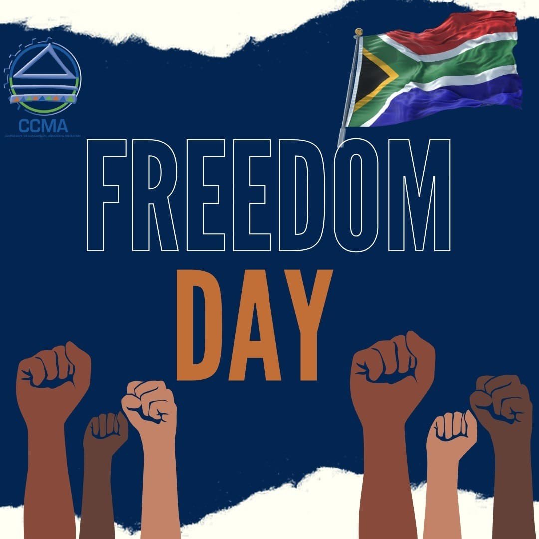 CCMA_SA's tweet image. Happy Freedom Day South Africa 🇿🇦 #Freedomday #CCMA