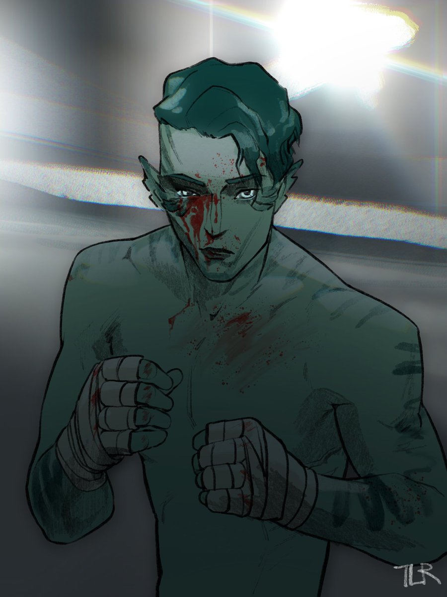 Pitfighter AU 
#Arcane #Steb
