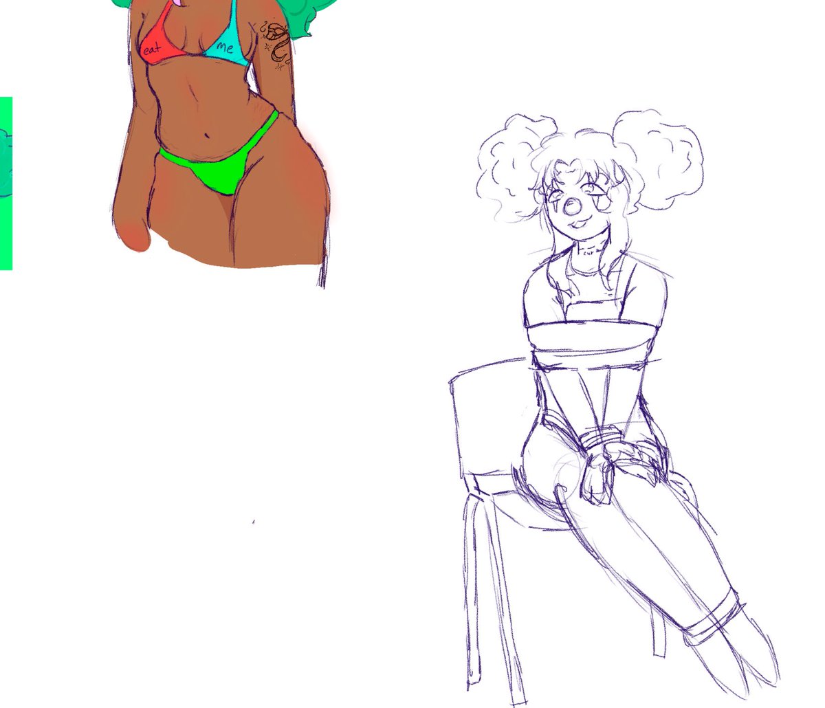 Wastedthyspace's tweet photo. Barnaby my stardew valley oc. I have been drawing her a lot recently. 
#originalcharacterart https://t.co/D4oDiJFJgu