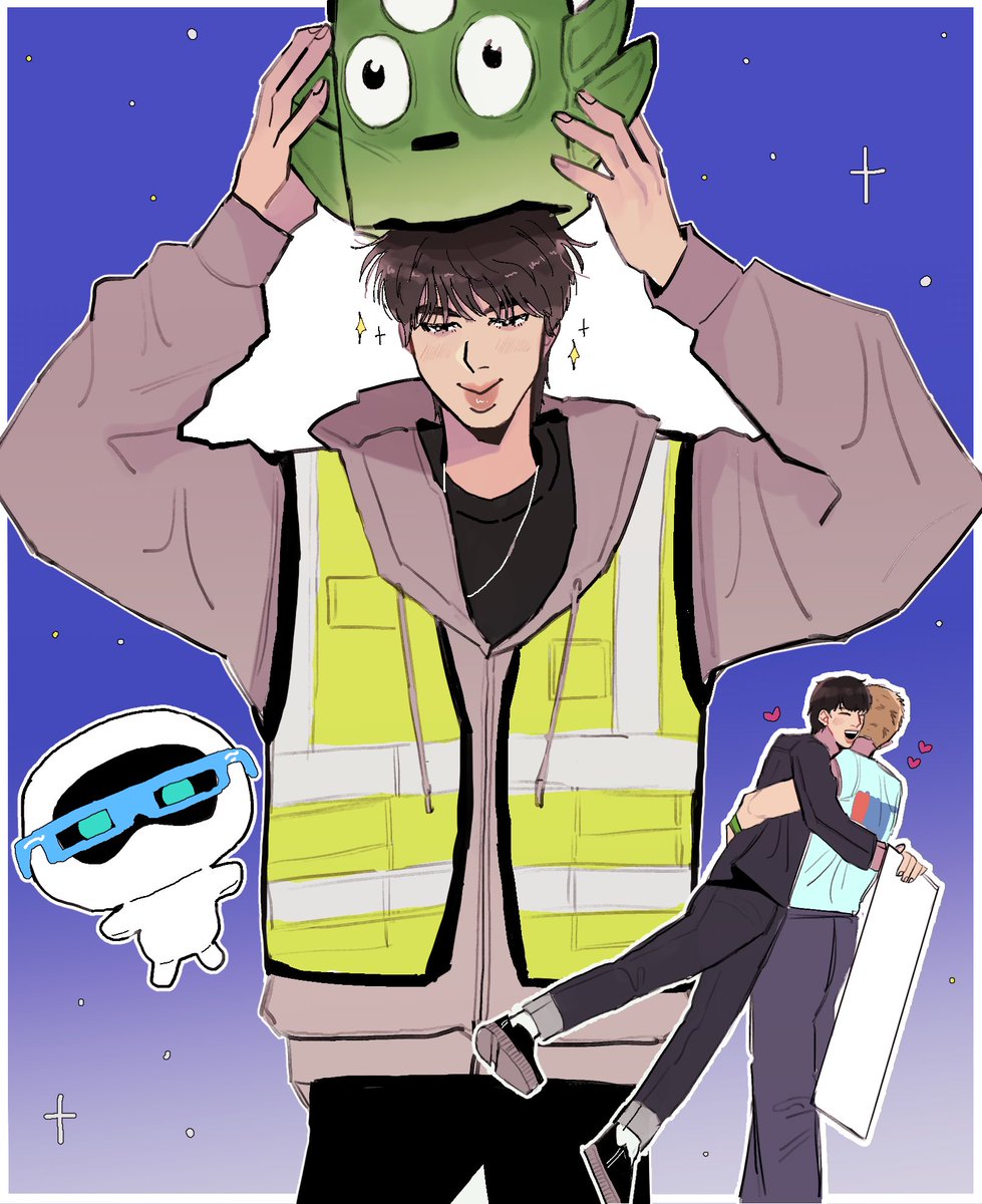 310uu's tweet image. ✨🐹👽 #btsfanart #JIN