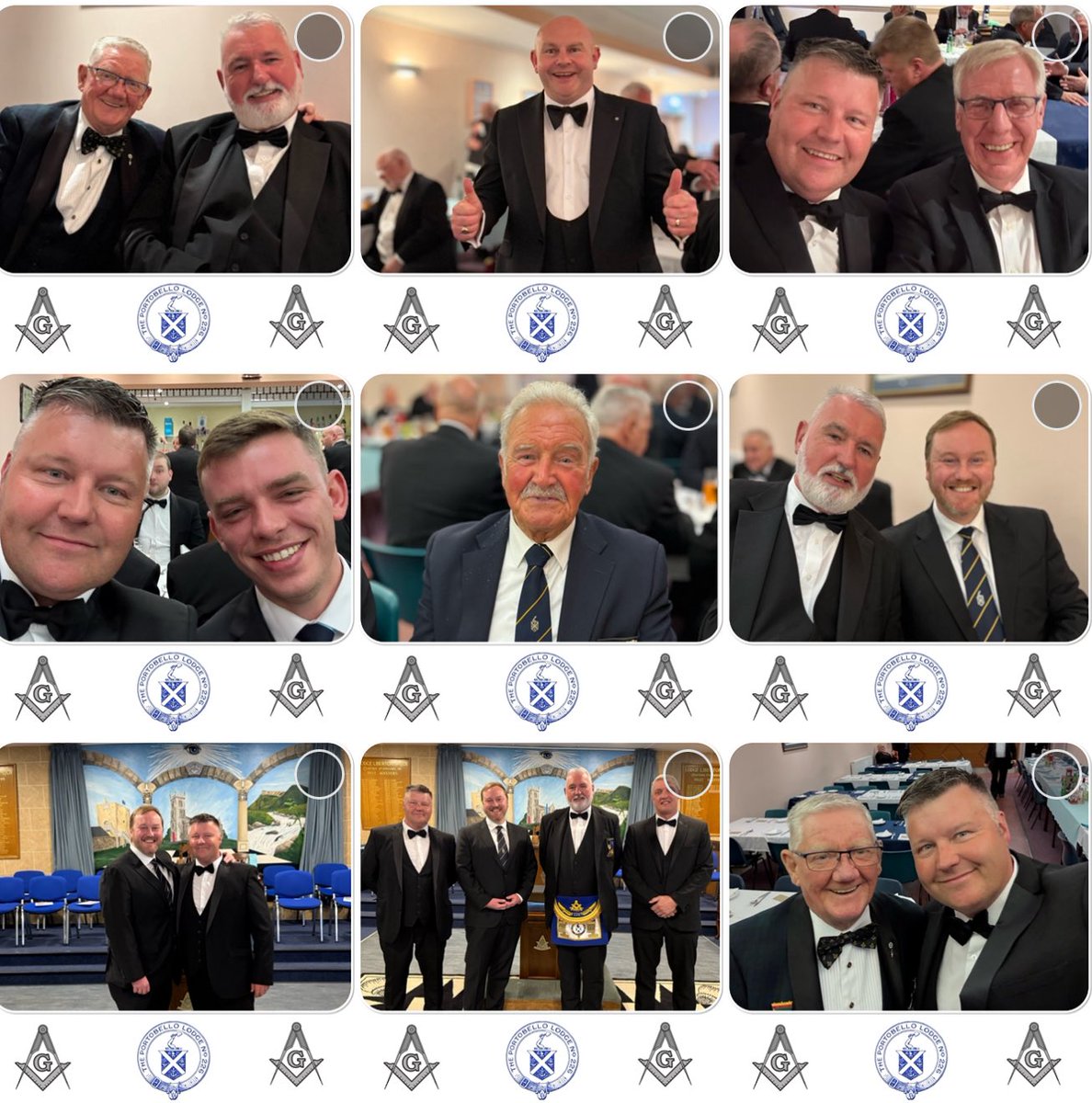 Portobello226's tweet photo. Another great night at lodge liberton #1201 for the instillation of the RWM, office bearers and festival of St John.
____________________________
#portobello226 #masonic #freemasons #thecraft
@ScotsMasons https://t.co/OLf5pQ0R4J