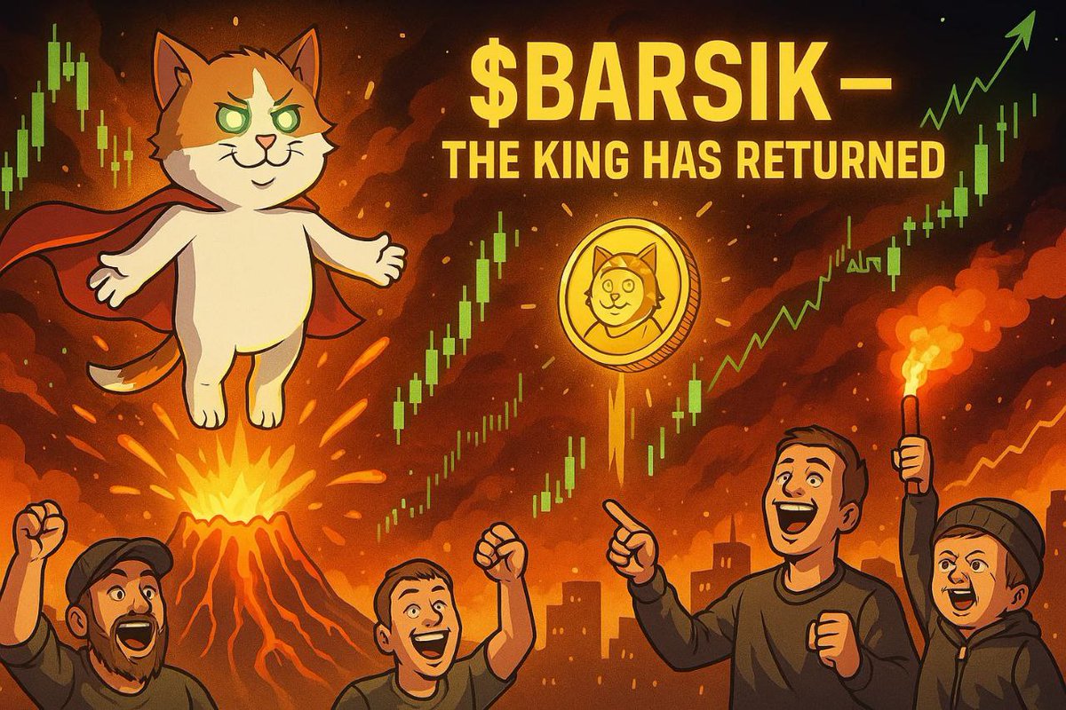 @bitgetglobal I have gem buy $Barsik fam 

Billions incoming in $barsik 🚀🚀