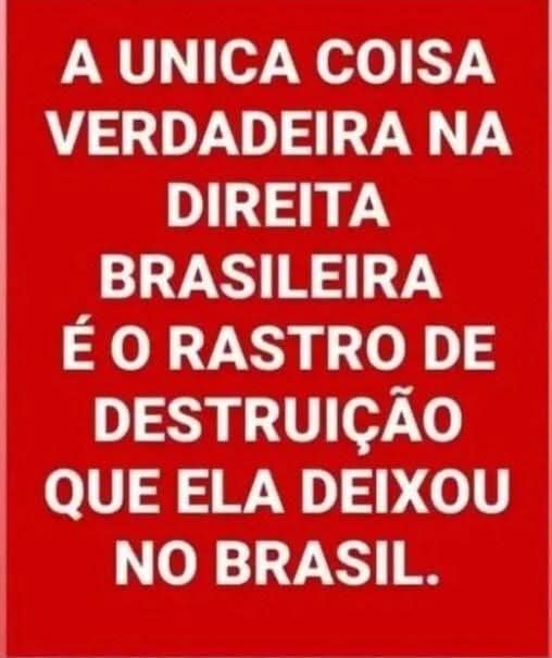 Além de destruição, aí rouba é coloca a culpa em quem trabalha de verdade..