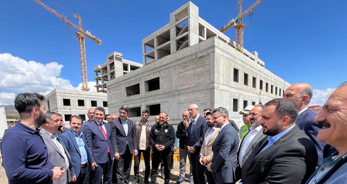 Bingöl Devlet Hastanesi ek binası kaba inşaatı tamamlandı bingolnethaber.com/haber/bingol-d…