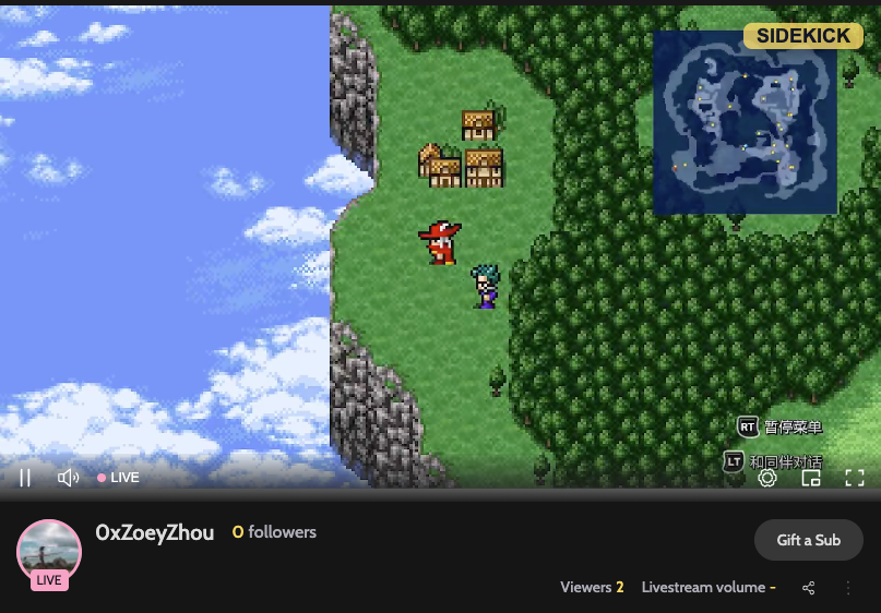 家里这个天天打游戏的男人，突然有了用武之地，接下来996直播🎮🎮  <a href="/Sidekick_Labs/">Sidekick</a>     

sidekick.fans/cm9wgxdaj007oj…