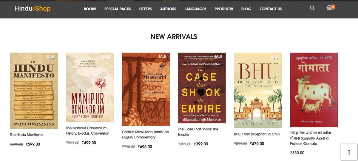 nkgrock's tweet photo. 'Chatuh Shloki #Manusmriti' is listed under 'New Arrivals' on all the three important online book sellers-@amazonIN , @PadhegaIndia_ , and @hindueshop.
Book Your Copy Now.
Start your Journey exploring Dharma authentically.
#newbook #NewBeginnings #newbookalert #newbooktoread