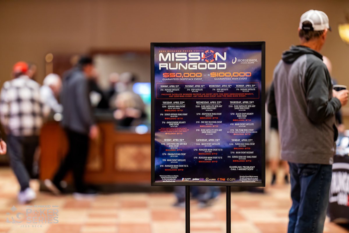 Day 2 redraws of the <a href="/HorseshoeIowa/">Horseshoe Casino</a> RunGood Main Event can be found through the link below! ⬇️ 

🔗: rungood.com/blogs/tour-new…