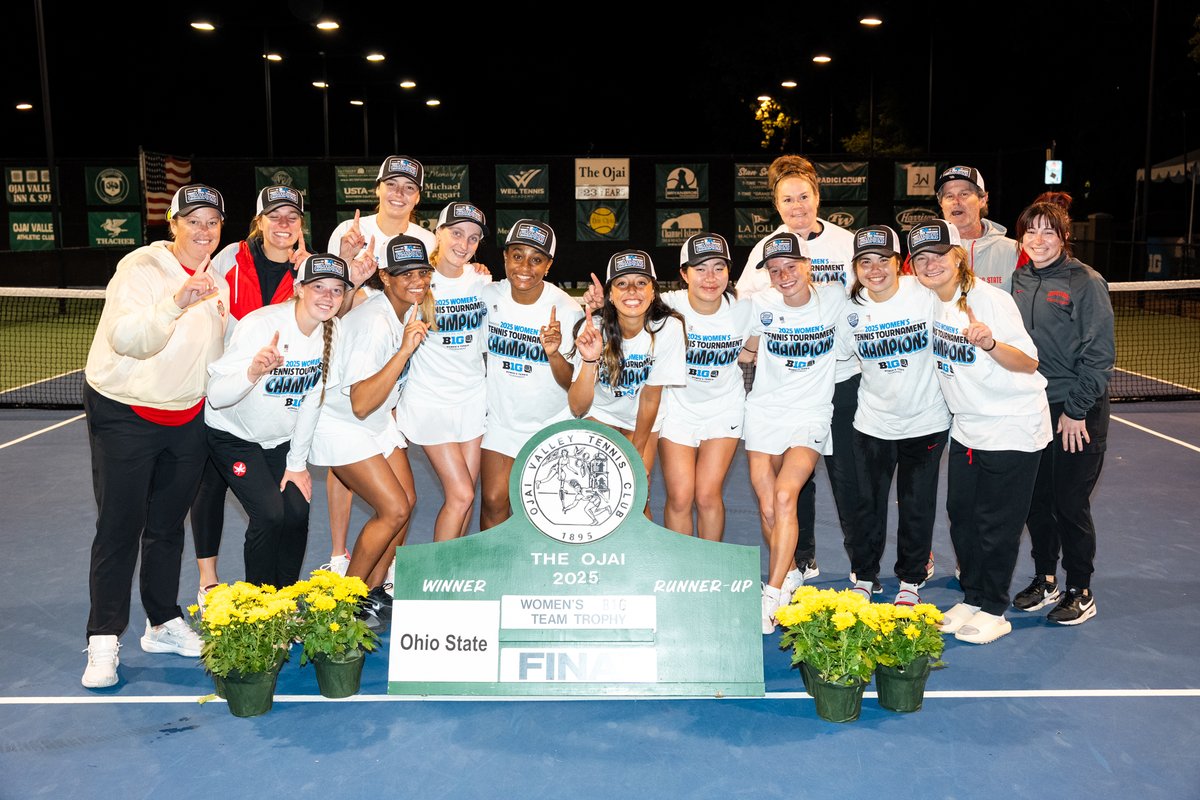 OhioStateWTEN's tweet image. 🏆 ICYMI: Last night, the Buckeyes beat Michigan 4-3 to win the 2025 Big Ten Tournament!  

Wrapup --&amp;gt;&amp;gt; bit.ly/4cN32BG

#GoBucks