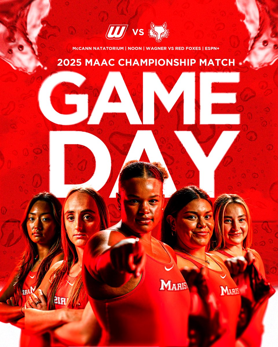 IT’S CHAMPIONSHIP GAMEDAY!!

🆚Wagner
📍McCann Natatorium 
⏰Noon
📺ESPN+

#waterfoxes🤽‍♀️