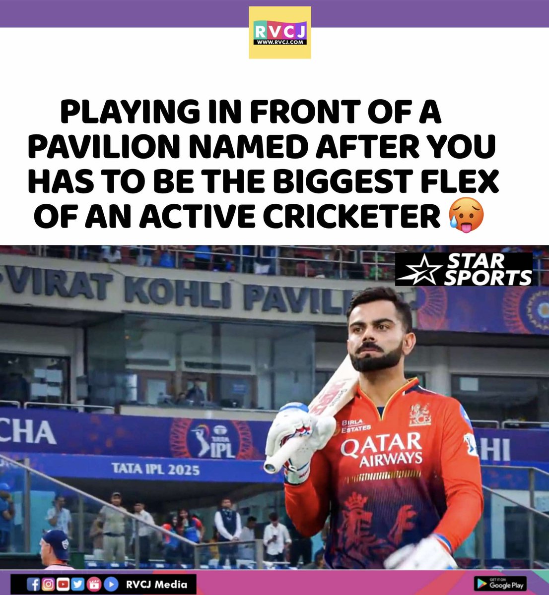 Virat Kohli Pavilion!🫡🐐
