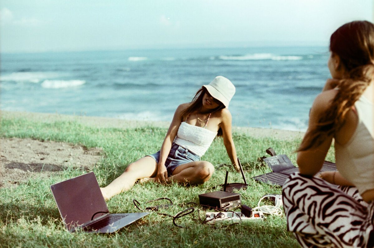 Take a break -- let the sun do the hard work for you -- with our ultra-light portable solar panels!