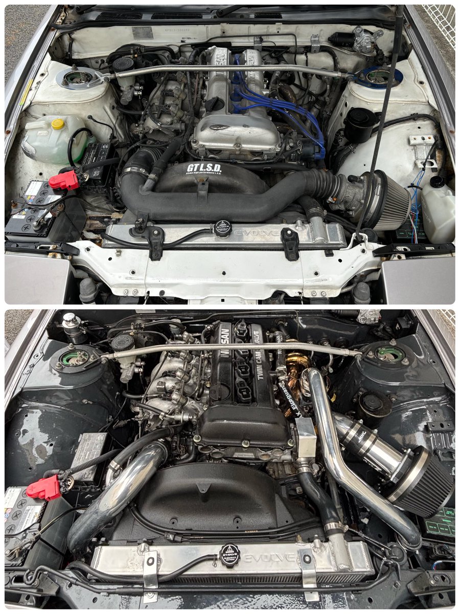 まだまだやることあるけどひとまず形になりました🙌 
ターボエンジン載せ替えセッティング
フロントガラス交換
リアフェンダー叩き出しキャンバー起こし等々
CarbaseZerozero8さん何から何までありがとうございました！！🙇‍♂️