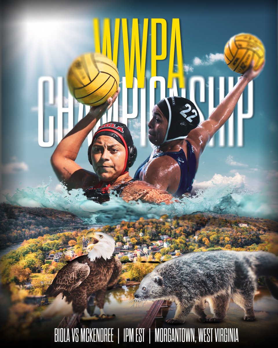 Western Water Polo Association (@thewwpa) on Twitter photo 2025 #WWPA Championship
Final | 1pm ET
<a href="/BiolaAthletics/">Biola Athletics</a> vs <a href="/McKBearcats/">McKendree Bearcats</a>
📺 team1sports.com/wwpa/?B=2366899
📊 thefosh.net/live/18355
#ncaawaterpolo <a href="/McKendree_Polo/">McKendree Water Polo</a> 2025 #WWPA Championship
Final | 1pm ET
<a href="/BiolaAthletics/">Biola Athletics</a> vs <a href="/McKBearcats/">McKendree Bearcats</a>
📺 team1sports.com/wwpa/?B=2366899
📊 thefosh.net/live/18355
#ncaawaterpolo <a href="/McKendree_Polo/">McKendree Water Polo</a>
