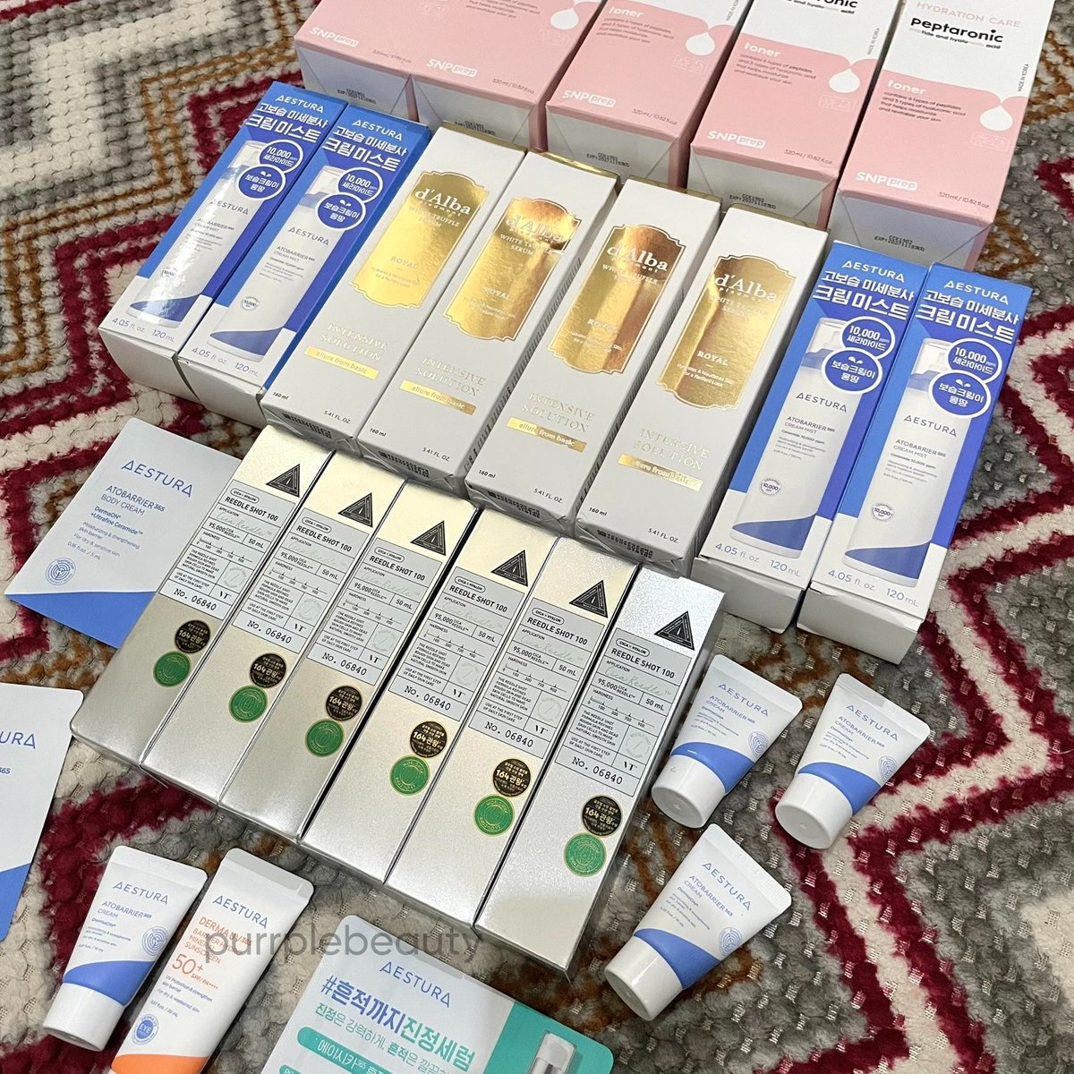 READY STOCK ‼️👇🏻

D’ALBA White Truffle Royal Intensive 160 ml
🔗 s.shopee.co.id/6KrRiZJp3a

SNP - Prep Peptaronic Toner 320ml
🔗 s.shopee.co.id/4fjDjWQJUn

AESTURA - Atobarrier 365 Cream Mist 120ml
🔗 s.shopee.co.id/7078VpLHzt
