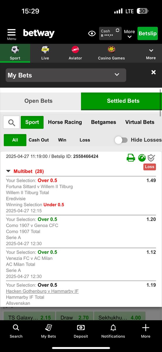 6lackyellowbone's tweet photo. @Betway_za  you are saying my ticket lost because the first game ended in a 0-0 draw but it actually ended at 1-0 and I had bet Over 0.5 please explain what is going on?!!!!! https://t.co/t8R9XpoVPv