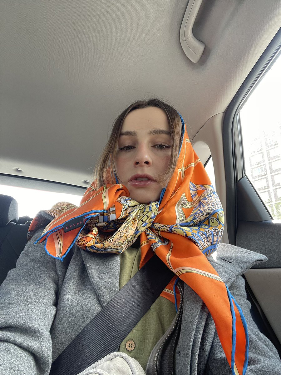 Шелковый платок из Китая от моей сестры-китаянки 🇨🇳🥻