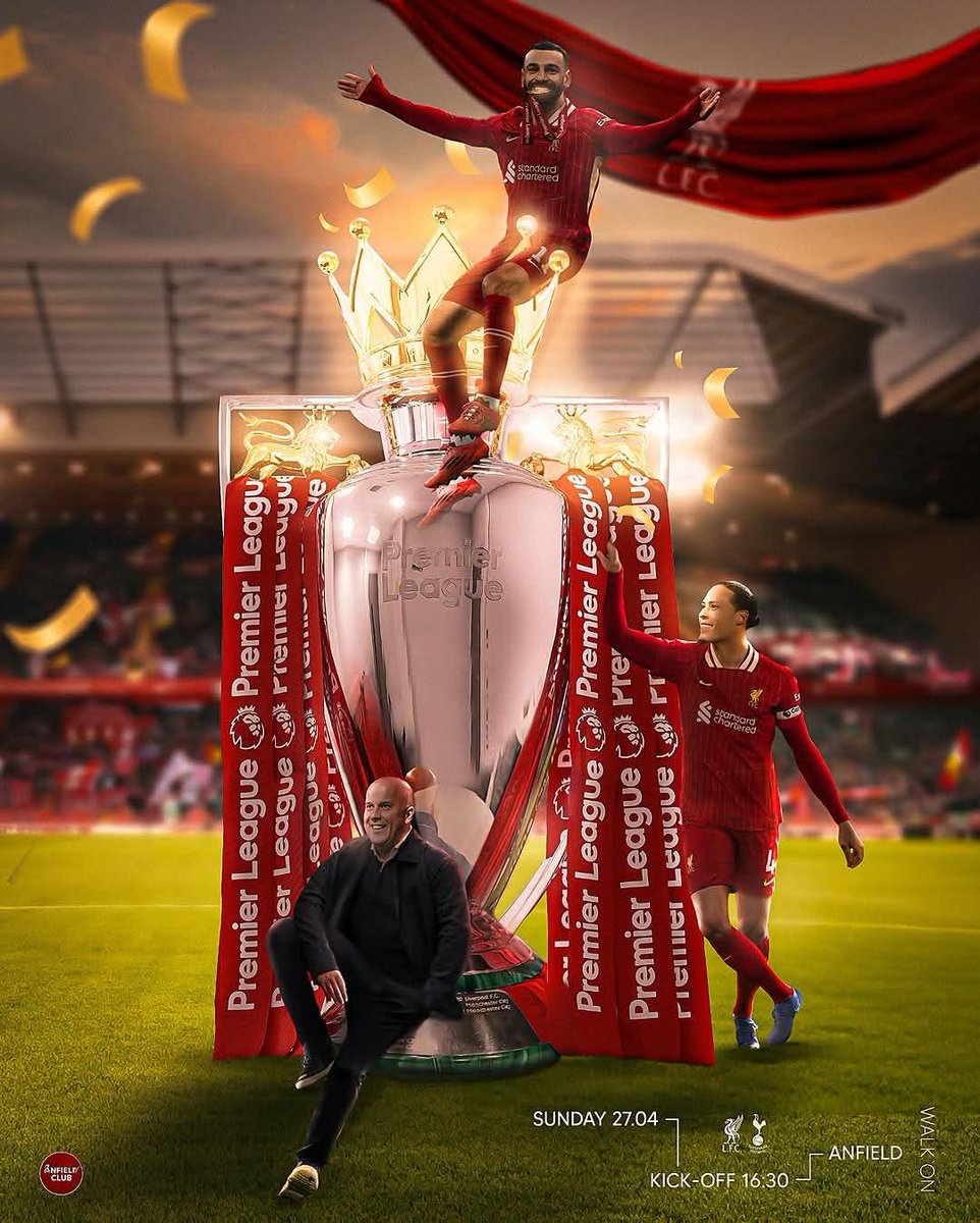 It's just a matter of time now!!
Champions <a href="/LFC/">Liverpool FC</a> <a href="/LFCFansCorner/">LFC Fans Corner</a> <a href="/OfficialFPL/">Fantasy Premier League</a>
#YNWA