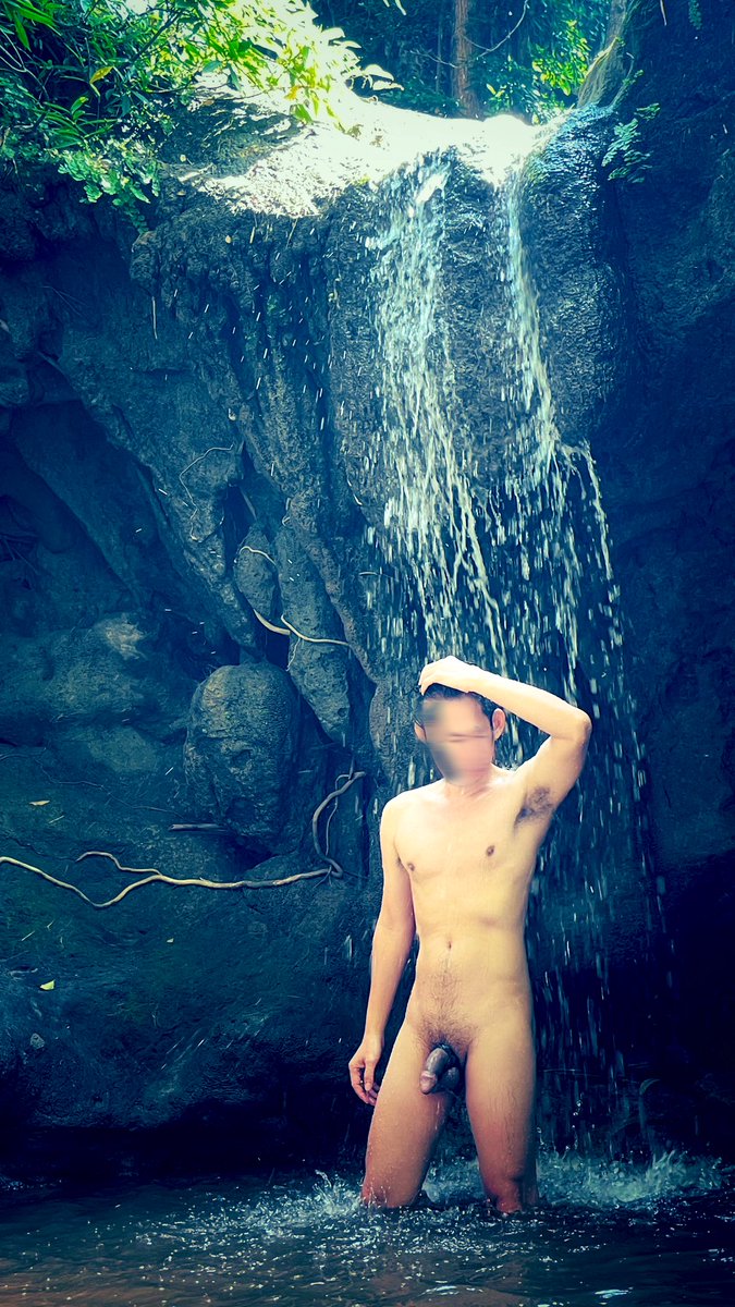 หนาวหำหดหมดแล้ว #ถอดหมด #แก้ผ้าถ่ายรูป #แก้ผ้าโชว์ควย #แก้หมด #outdoors #มาแก้ผ้ากัน #น้ำตกเปลือย