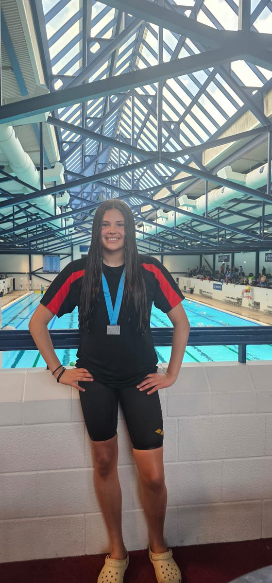 Well done to Jess for coming 2nd in the 100m Fly at Regionals today.