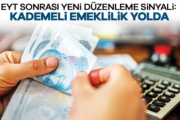 EYT sonrası yeni düzenleme sinyali: Kademeli emeklilik yolda

Haberi oku---&gt; tinyurl.com/4v389hys