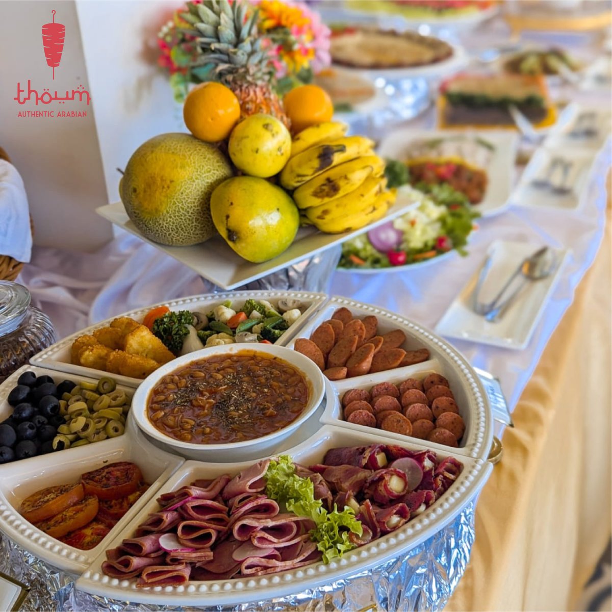 "Start your morning right with our ALL YOU CAN EAT Breakfast Buffet! 🥞☕ Good food, good vibes, and endless bites. #BrunchMood #AllYouCanEat #MorningDelight"
🍽️ Thoum 🍽️
Experience Authentic Arabian  food 🌯🍗☕
✨ Open Hours: 8 AM - 1 AM
🔗Menu linktr.ee/thoummv/
👉🏽
