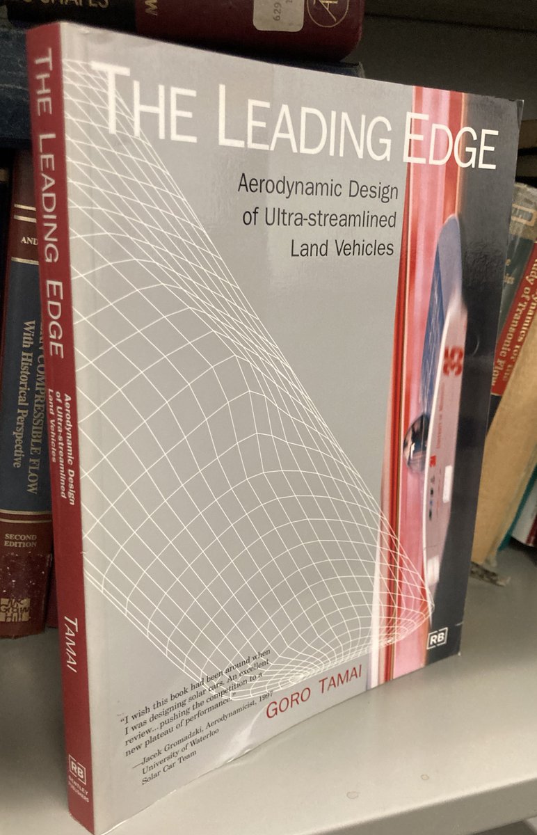 HiroNishikawa's tweet image. The Leading Edge, aerodynamic design of ultra-streamlined land vehicles by Goro Tamai.