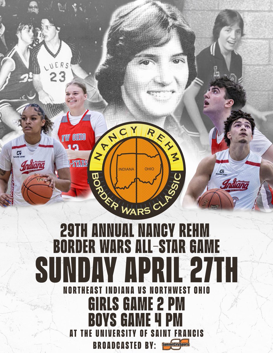 ‼️ TODAY IS THE DAY ‼️ 
Don’t miss out on the 29th Annual Nancy Rehm Border Wars Classic!

Hosted at the University of Saint Francis
Admission is $10 (cash only)