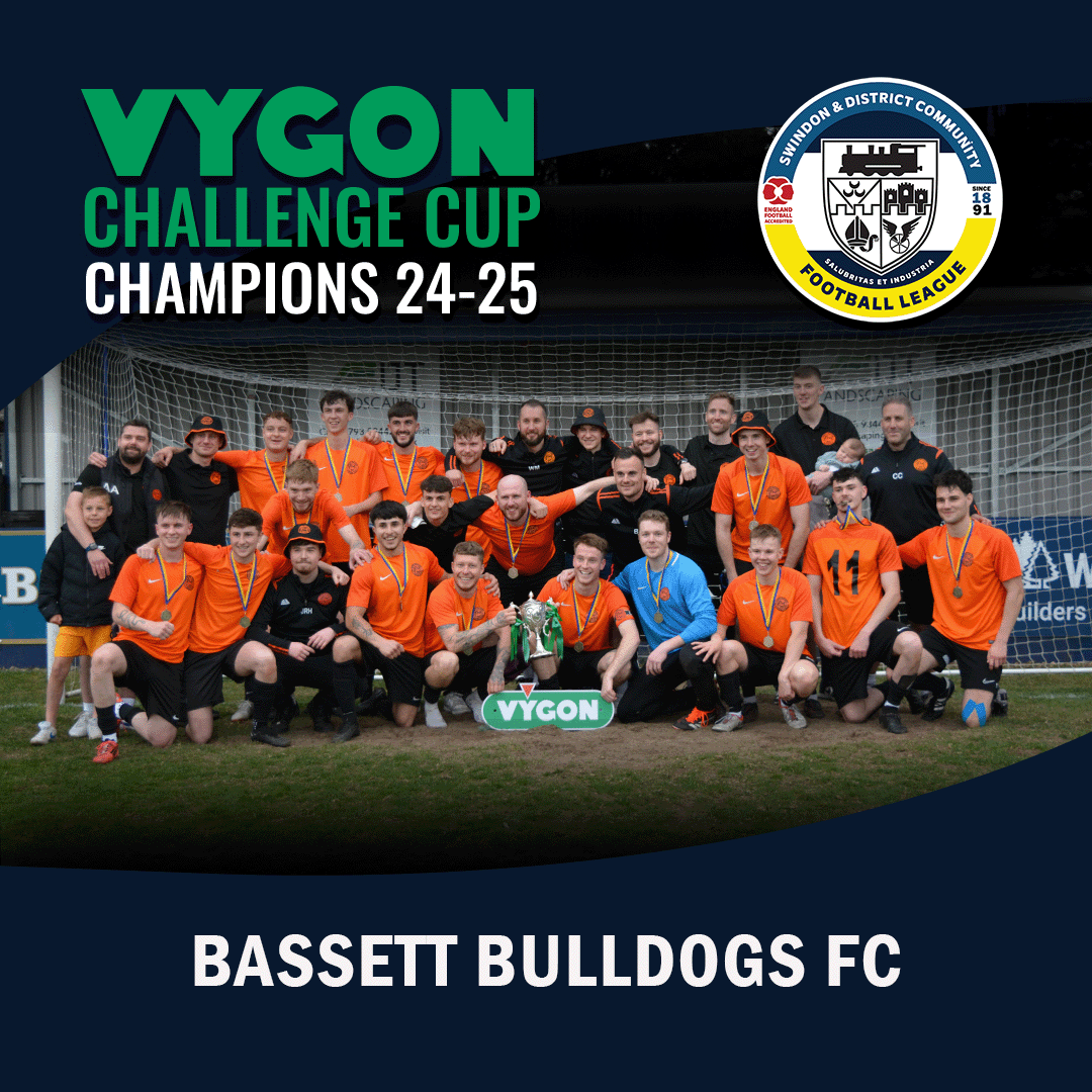 An outstanding performance yesterday at Webbswood Stadium, by Bassett Bulldogs FC and Blunsdon FC Reserves. Congratulations to all teams, on a great 2024-25 Vygon Challenge Cup final match!