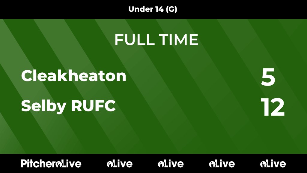 FULL TIME: Cleakheaton 5 - 12 Selby RUFC
#CLESEL #Pitchero
selbyrufc.club/teams/129853/m…
