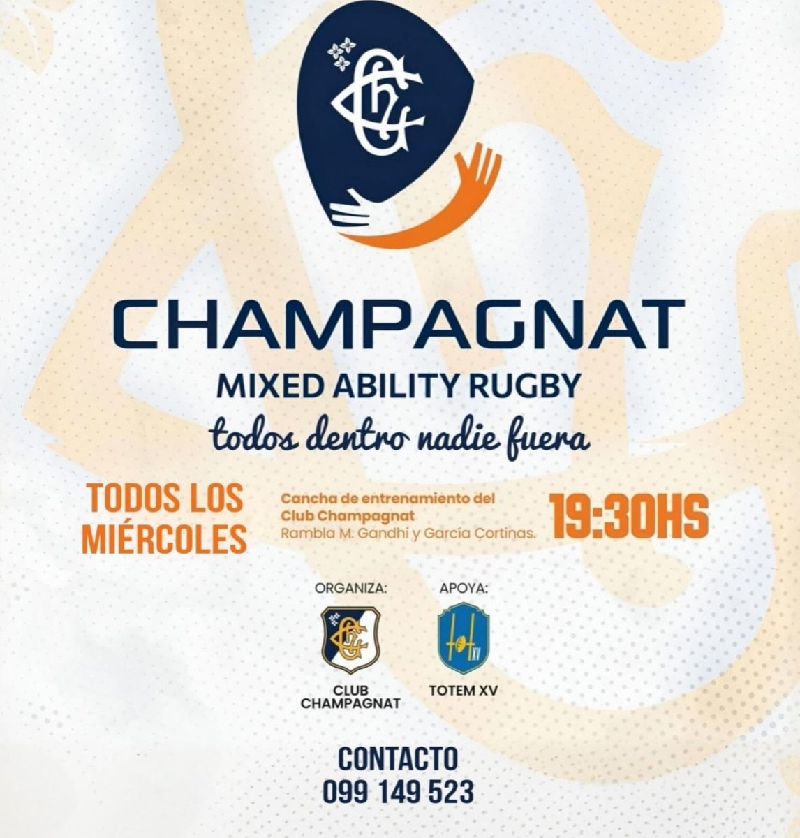 FabianBarbato's tweet image. Seguimos abriendo caminos, todos dentro nadie fuera 🏉🔵⚪🔵
@champagnatclub 
#mixedability
#inclusion