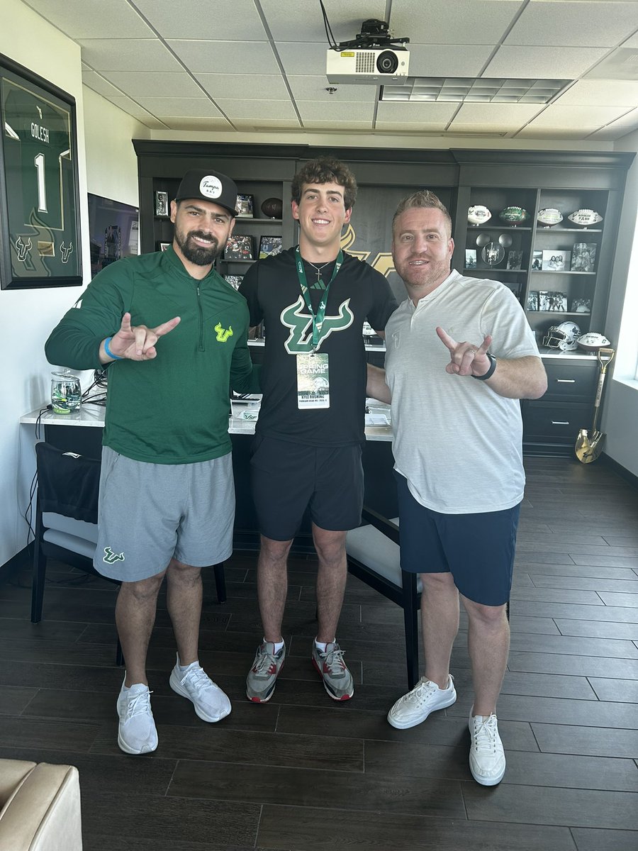 Kyle Rushing (@kylerushing22) on Twitter photo All glory to God! Extremely blessed to announce my commitment to the University of South Florida! Thank you Coach Golesh, Coach Majewski, Coach Creamer, and Coach Gotsch for giving me this great opportunity!
<a href="/CoachGolesh/">Alex Golesh</a> <a href="/CoachMajewski/">Tyler Majewski</a> <a href="/ChadCreamer21/">Chad Creamer</a> <a href="/Coach_DaveG/">Dave Gotsch</a> <a href="/USFFootball/">USF Football</a> All glory to God! Extremely blessed to announce my commitment to the University of South Florida! Thank you Coach Golesh, Coach Majewski, Coach Creamer, and Coach Gotsch for giving me this great opportunity!
<a href="/CoachGolesh/">Alex Golesh</a> <a href="/CoachMajewski/">Tyler Majewski</a> <a href="/ChadCreamer21/">Chad Creamer</a> <a href="/Coach_DaveG/">Dave Gotsch</a> <a href="/USFFootball/">USF Football</a>