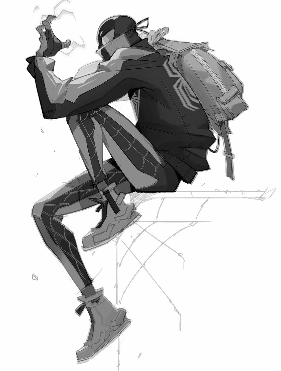 Miles 🕷️⚡! #Spiderman