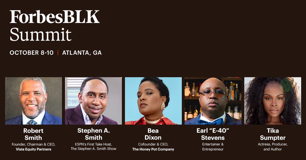 JabariJYoung's tweet image. Our 3rd Annual @Forbes Business Summit … See yall in ATL in October 🙏🏾
forbes.com/connect/event/…