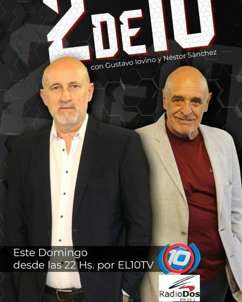 Néstor Sanchez (@nestorhsanchez) on Twitter photo Esta noche, 22 hs.,por Canal 10 y <a href="/radiodos931/">Radio Dos 93.1 Salta</a>, "2de10" con distintas propuestas para las próximas elecciones que ya se vienen.
Guido Giacosa Candidato a Senador
Frente Justicialista Salteño
Matias Posadas,
Candidato a Senador
UCR - PLURAL
Daniel Gutierrez,
Periodista Esta noche, 22 hs.,por Canal 10 y <a href="/radiodos931/">Radio Dos 93.1 Salta</a>, "2de10" con distintas propuestas para las próximas elecciones que ya se vienen.
Guido Giacosa Candidato a Senador
Frente Justicialista Salteño
Matias Posadas,
Candidato a Senador
UCR - PLURAL
Daniel Gutierrez,
Periodista