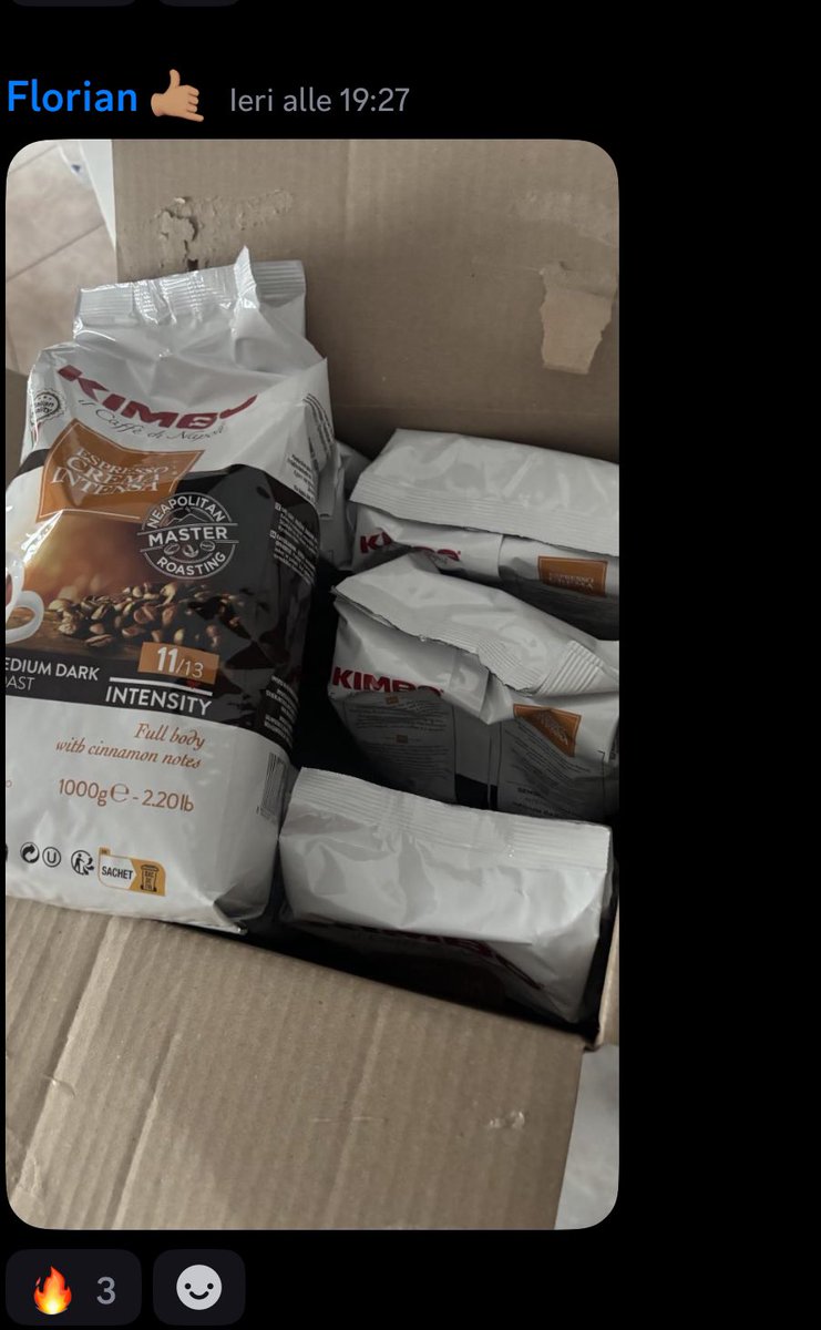 NautilusDeals's tweet image. Coffee Kimbo discounted over 90%!📉💰

We shared several offers of Kimbo coffee in price error in these days.🤩👀

Deals like these are found exclusively in Nautilus, join the waiting list and in a few hours you will be accepted.
See u inside!😈🙈

#Priceerror #Preisfehler…