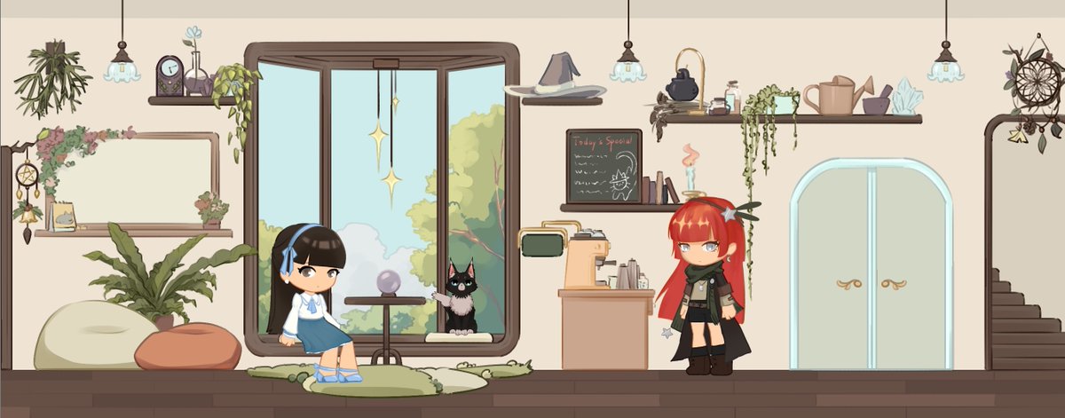 We are currently working on a game called Ivy's Dream Cafe. Here's some wonderful concept art by
<a href="/Kejian_Sun/">Kella可鑒</a>
Looking forward to sharing more soon! #gameart #gamedesign #screenshotsaturday #gamingart