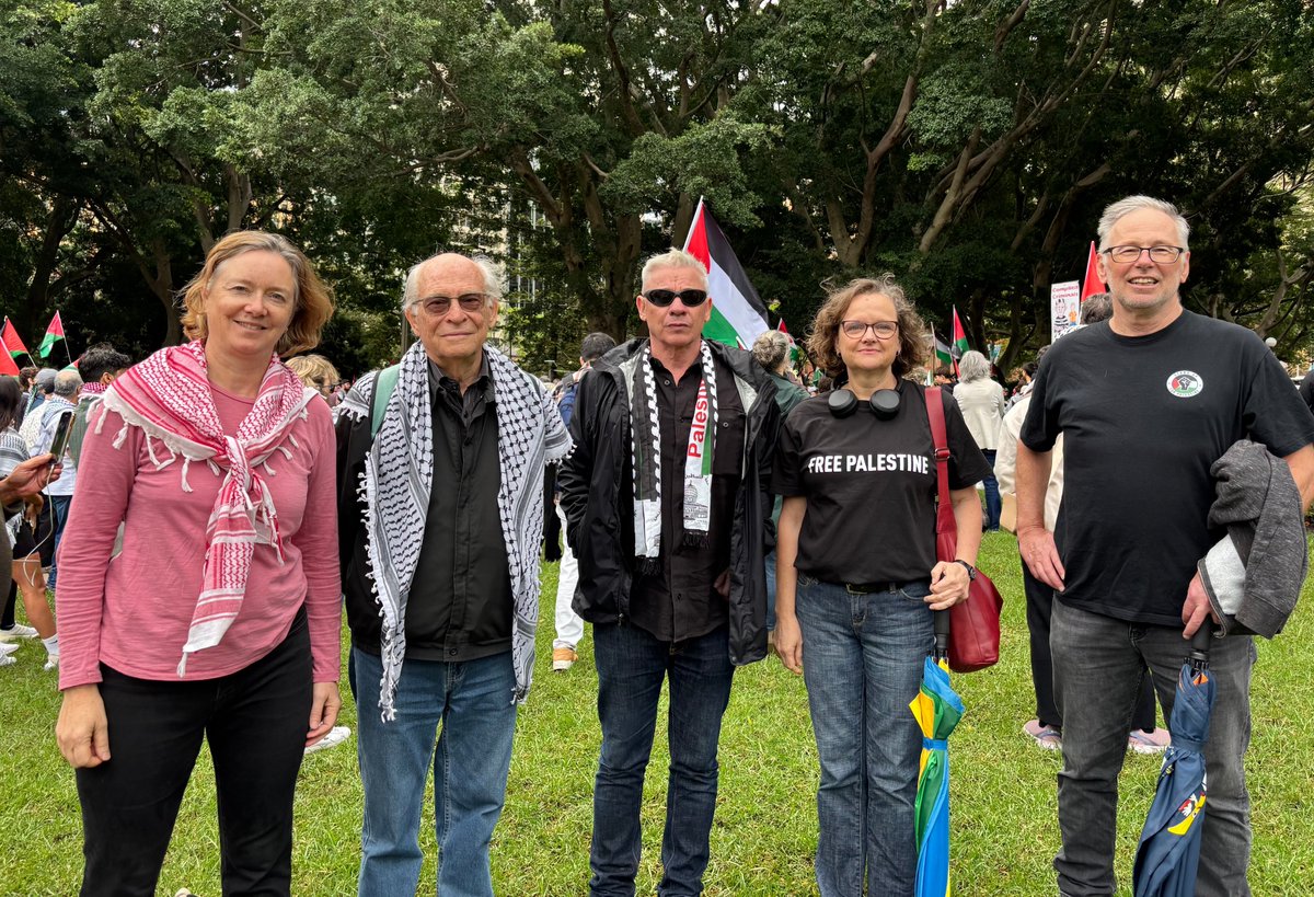 We  joined the rally for Palestine today — on the streets and in our  branches, Labor's rank-and-file will keep fighting for Australia to meet international law and sanction Israel!