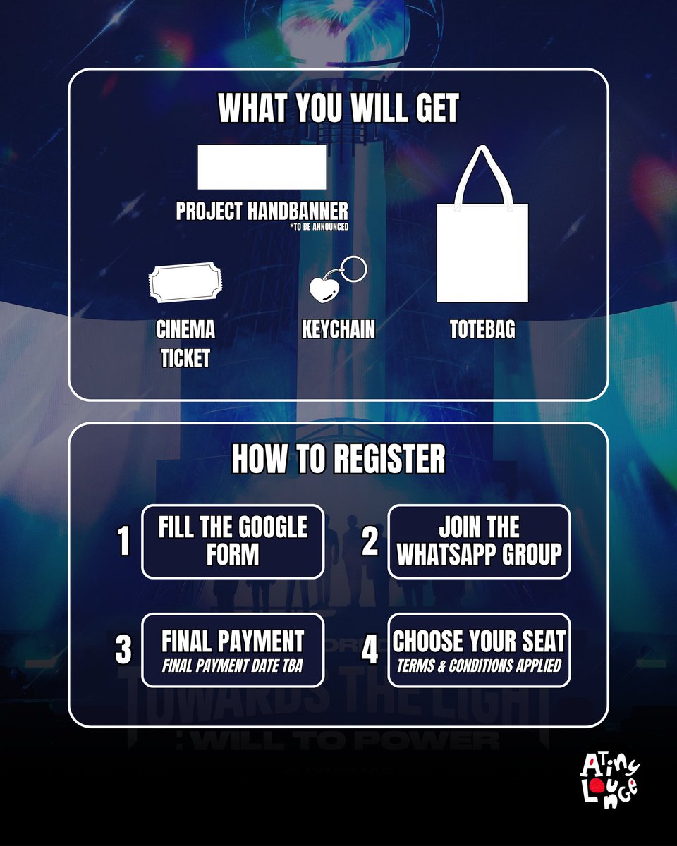 [ATEEZ: Towards the Light Watch Party in Jakarta]

Come join us for a fun watch at CGV Central Park on May 18, 2025! 🔥🔥

You can book up to 5 tickets at once, so you and your TINYfriends can enjoy the movie together! 🥰

Get your ticket here: bit.ly/WatchPartyJKT