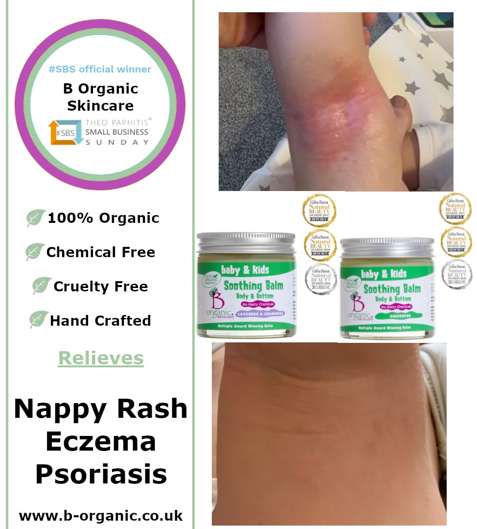 borganicskin's tweet image. Multiple Award Winning Organic Skincare with NO nasties. Miracle in a Jar! 100% Organic, proudly made in the New Forest. b-organic.co.uk #SBS #firsttmaster #eczema #dermatitis #vegan #balm